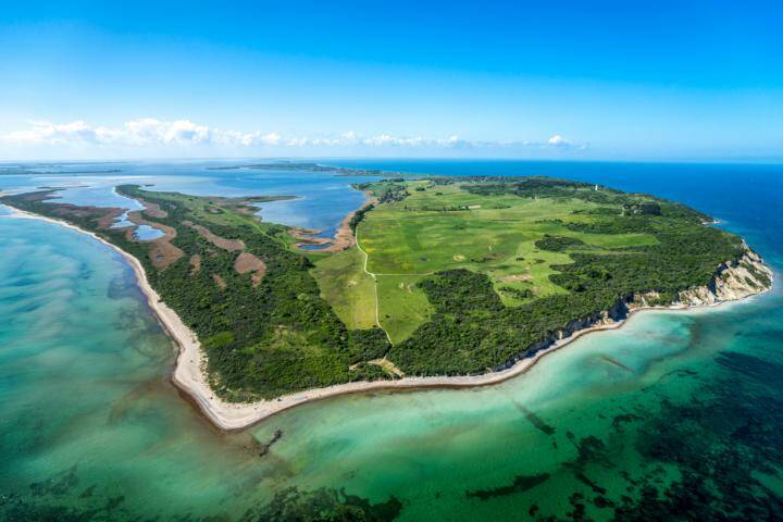 Hiddensee aus der Luft